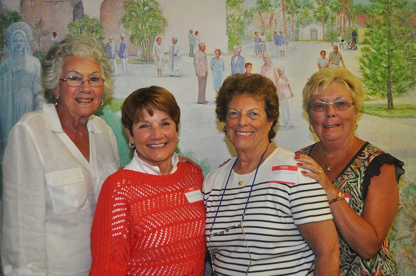 Rosalind Ferrante, Marianne Baker, Marie DeBenedittis and Sandy Mattacott