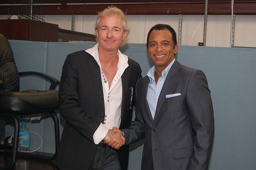 Chillounge Night founder Rainer Scheer and Jon Secada