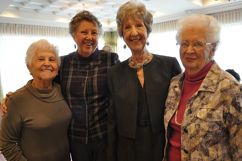 Pat Jones, Yvonne Pedersen, Nita Sebens and Ruth Muller