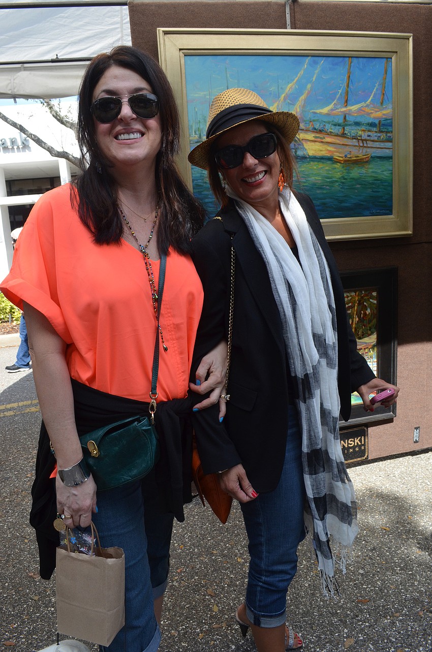 Sunday Chuda visits from New York and Deborah Rosa visits from Miami.