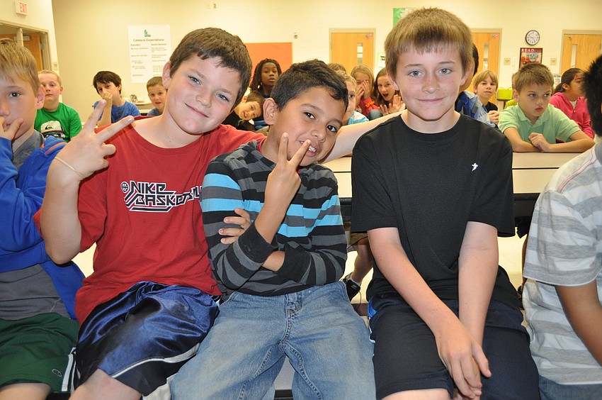 Ayden Delk, Jimmy Rodriguez, Dawson Britt said none of the animals scared them.