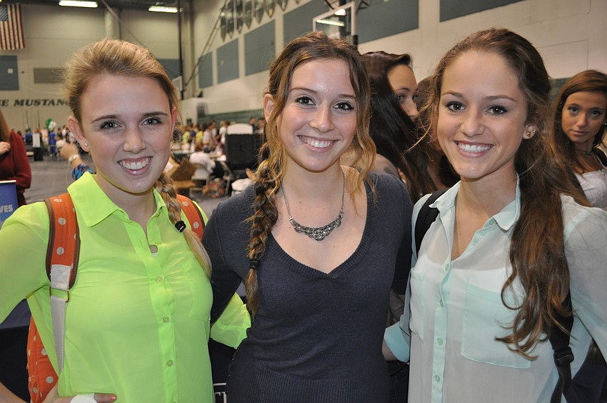 Taylor Townson, Alisha Erozer and Meghan Wolfe