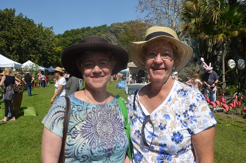 Denis Lucas is a master gardener from Pennsylvania visiting her friend Nancy Miller.