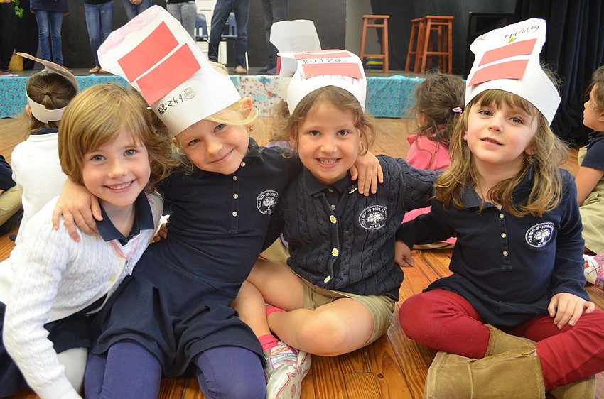 Preschoolers Sami, Anezka, Katya and Trinity
