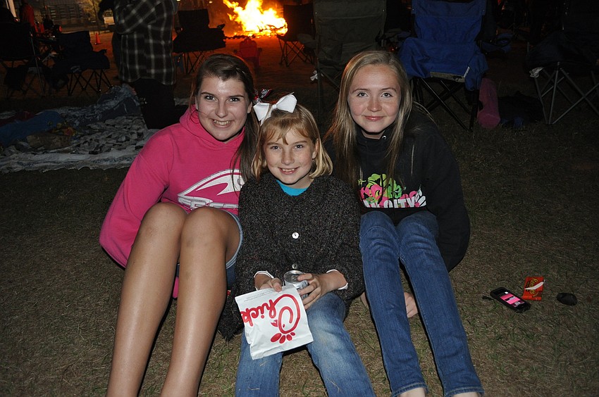 Abby Hood and Natalie Hood, a fourth grader at BRE, with Nataylie Bertsch