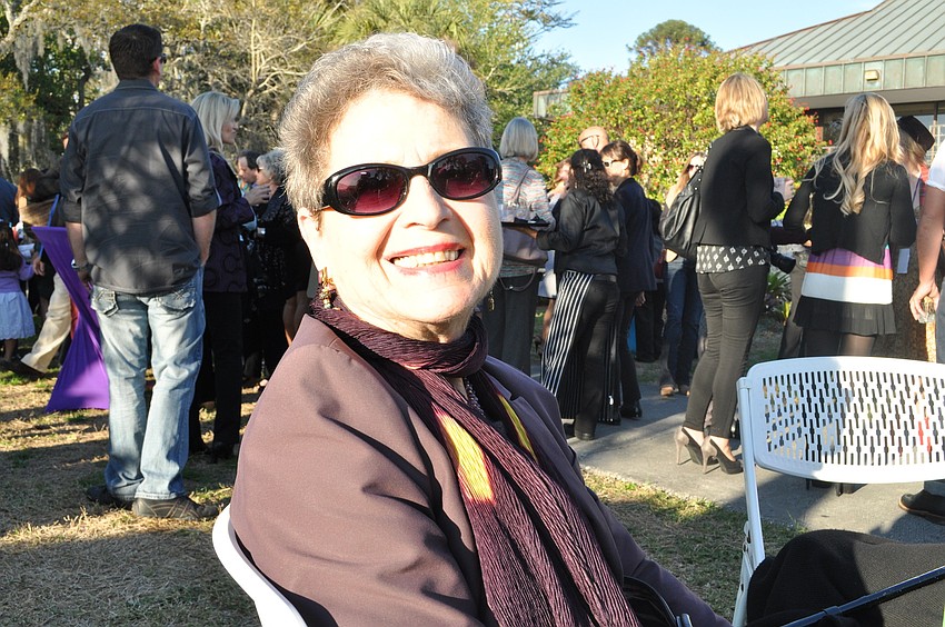 Janet Tolbert screens films for the festival