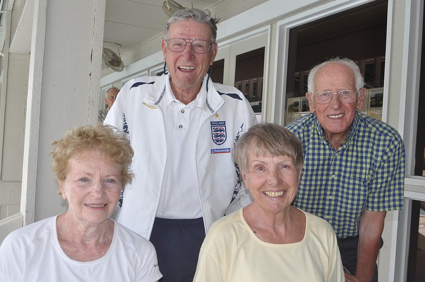 Barbara Cohen and David Mitchell with Margaret and Marten Harris