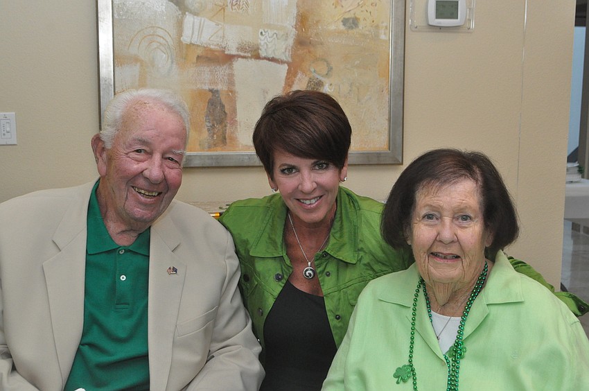 Jack and Beverly Spittell with their daughter, Marti Ziegelbauer, center