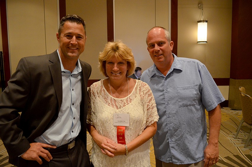 Mark Grossenbacher with Lisa and Andrew Cole