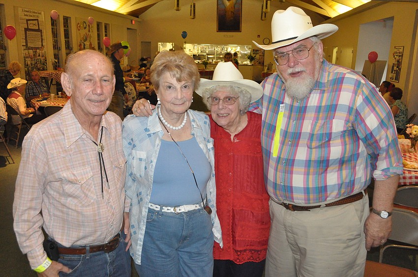 John and Cathy DeGeorge with Ruth and the Rev. Herb Mohlenhoff