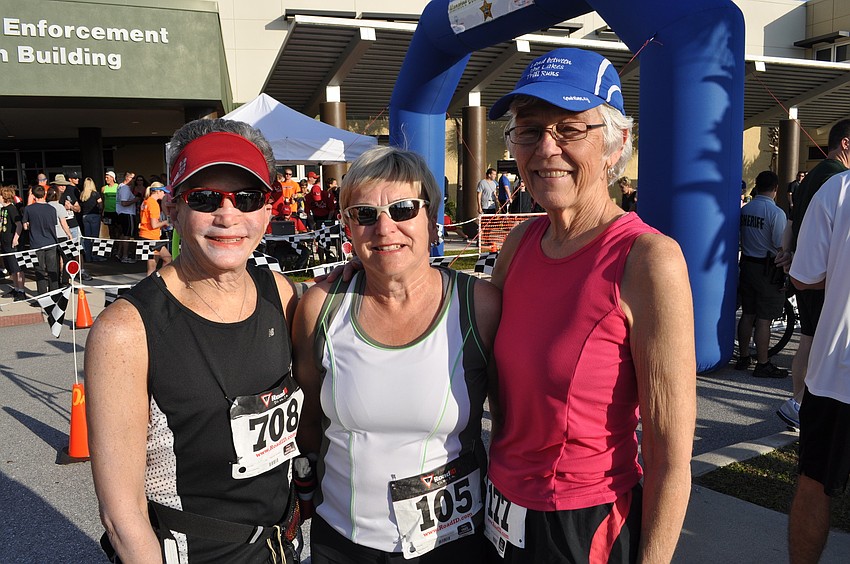 Carol Westerman, who wears headphones while she runs but rarely listens to music through them; Annabelle McRae, a Canadian on vacation; and Esther VanDuzee