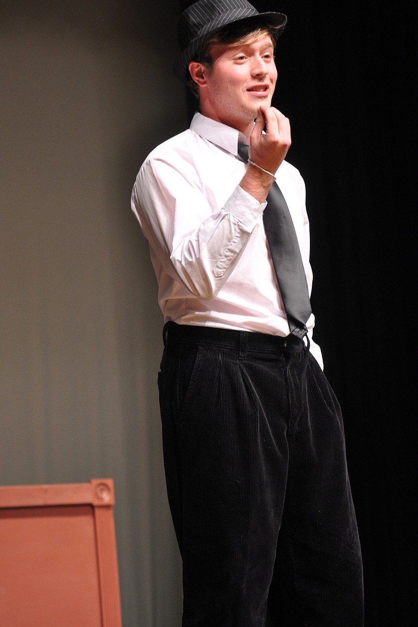 The Big Bad Wolf, played by Ford Ferrara, hooted and hollered as he walked on stage.