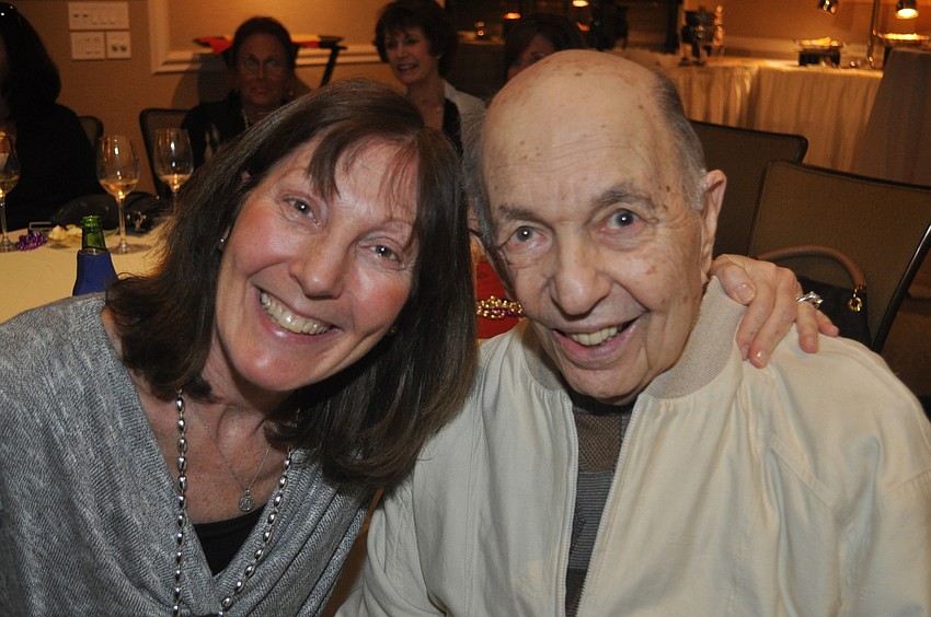 Barbie Taylor with her father, Jerry Abrahams
