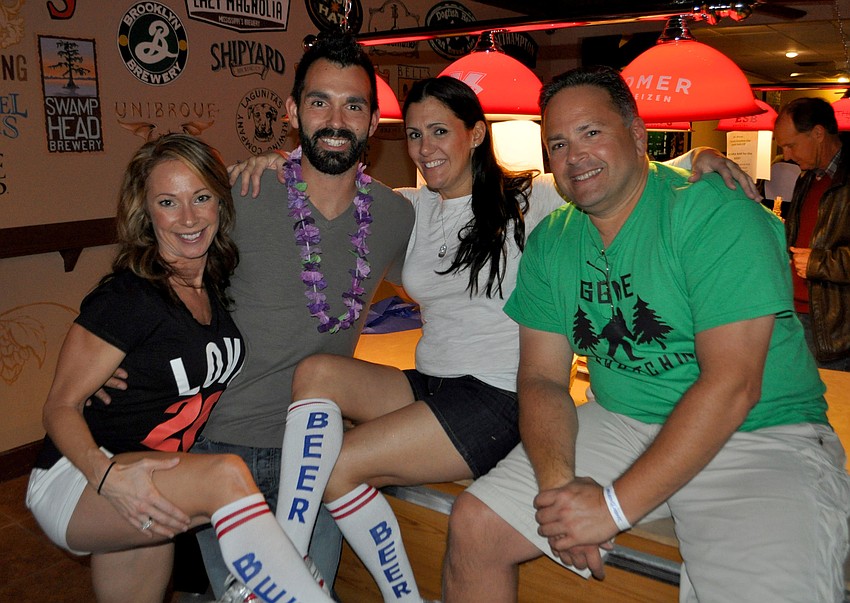 Melissa and Joe Merriken, Julia Mauriello and Tom Herman