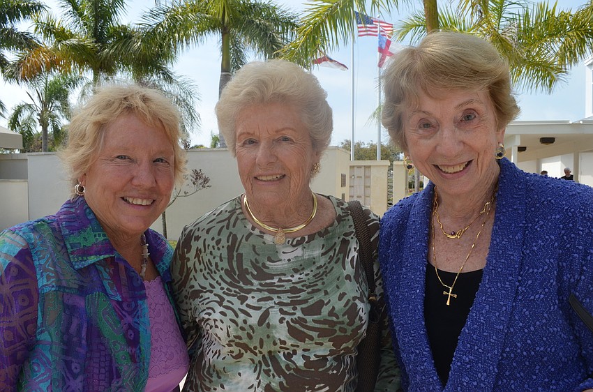 Yvonne Adams, Bunny Raabe and Peg Wickham