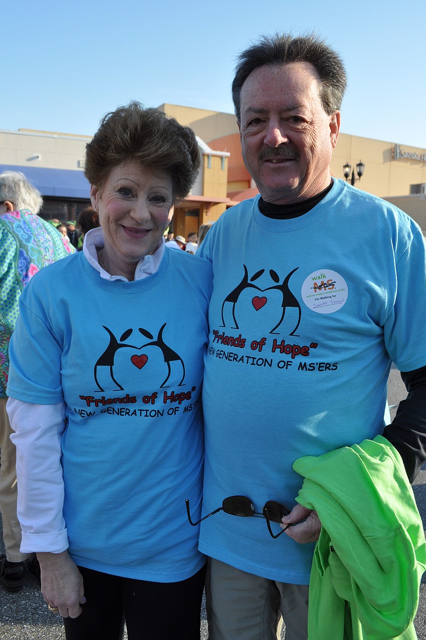 Jeanette and Jim Jackson walked with Team 