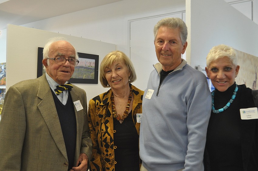 Lou Cabot with Jinny and Ron Johnson and Lillian Sands