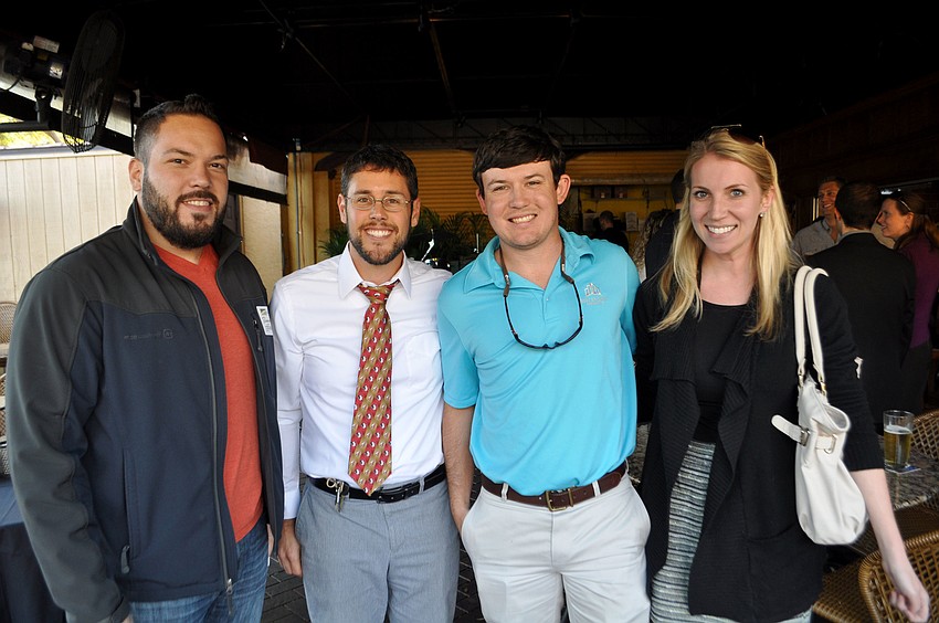 Raymmar Tirado, Frank Maggio, Jake Broen and Shelby Connett