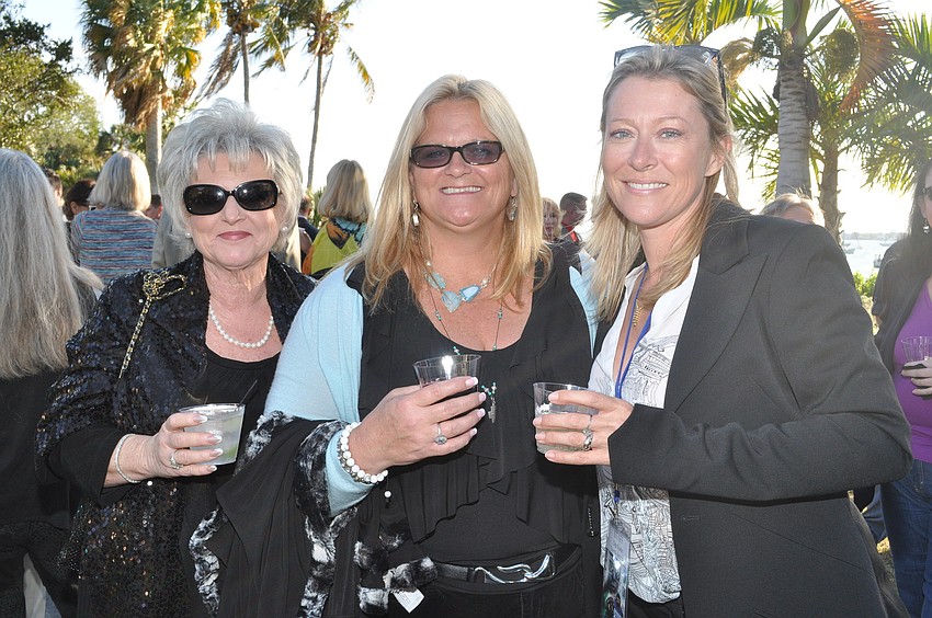 Pat Benak, Pam Hogan and SFF Events Assistant Gigi Kuster