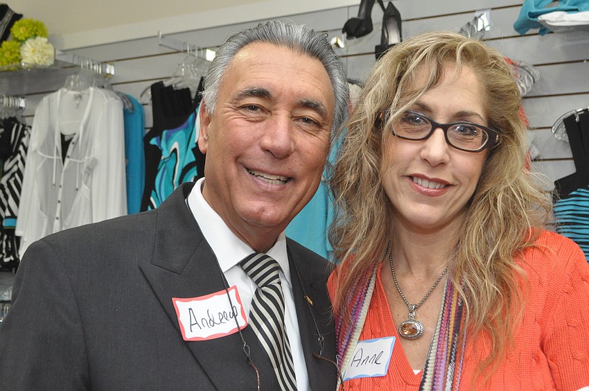 Andrew Vac of Remax Alliance Group with Anne Schumacher of the Met