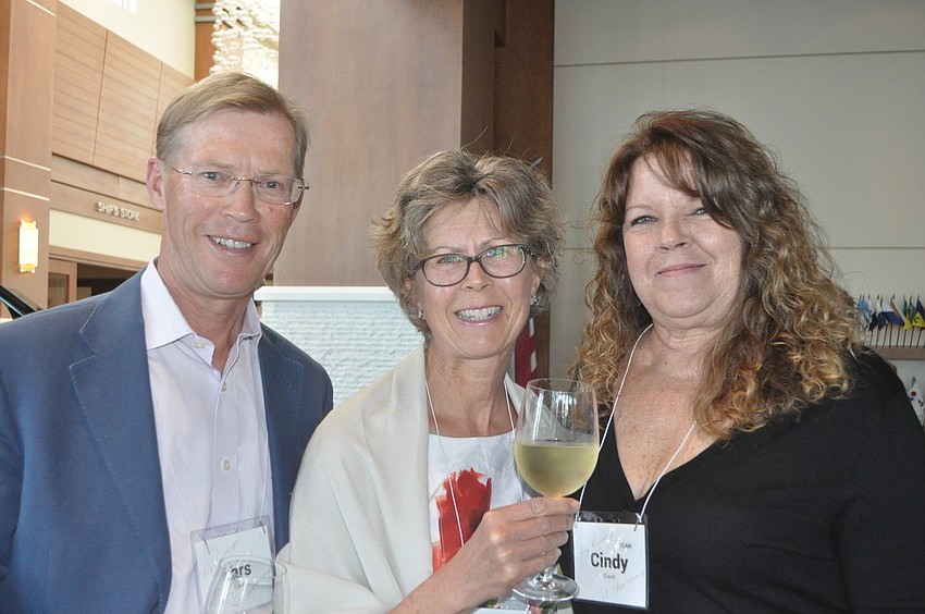 Lars and Mary Liend with Cindy Elwell