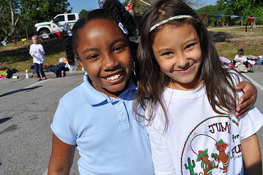 Mylasia Roper is in second grade with Aaliya Williams.