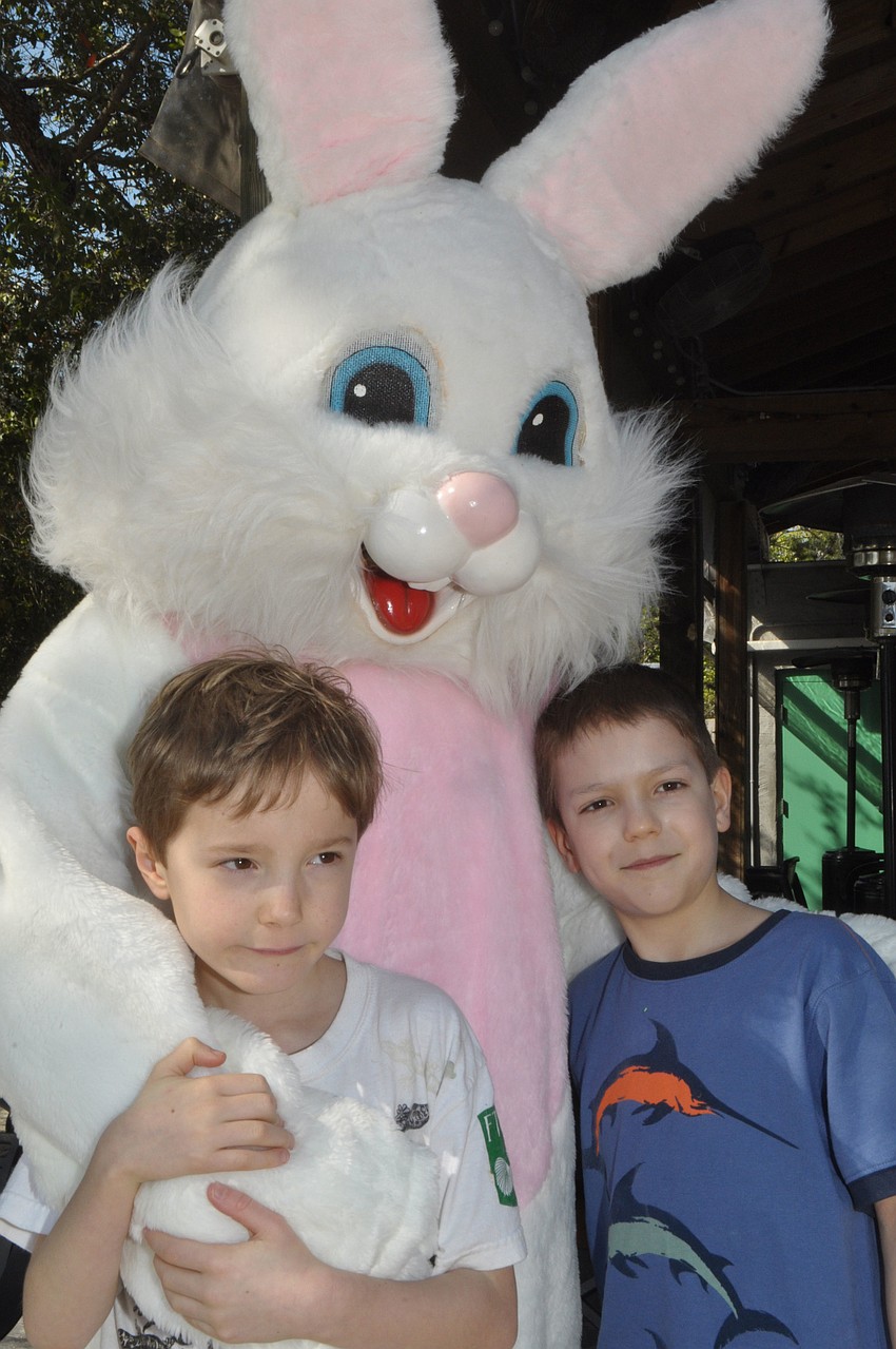 Cousins Felix, 7, and Jago Patten, 9