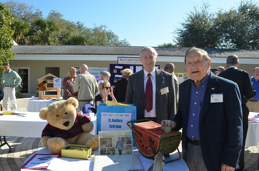 John Buszin represented the St. Boniface Thrift Store and Don Harvey visited.