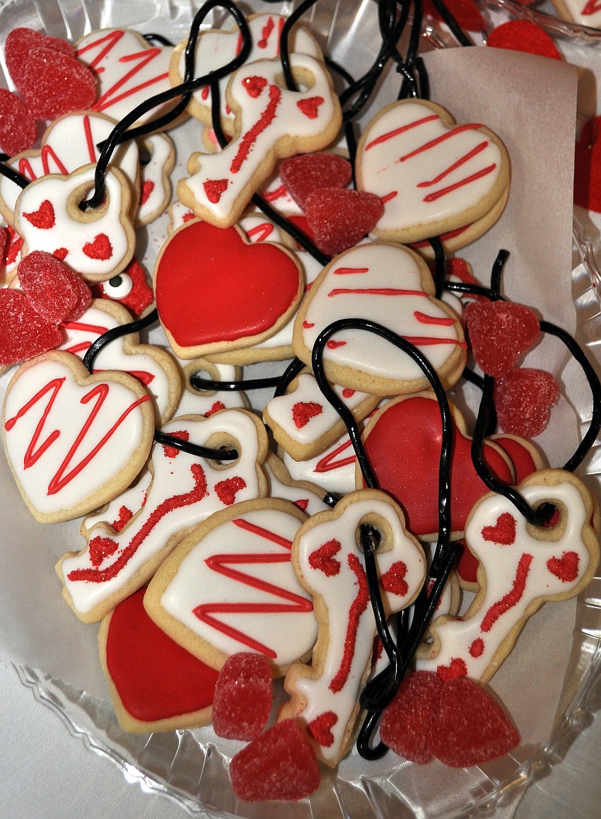 Valentineâ€™s Day themed cookies
