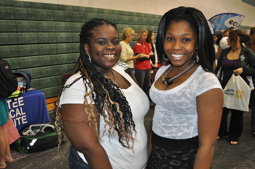 Daphney Uiljean and Melissa Berthold, who wants to be a dentist