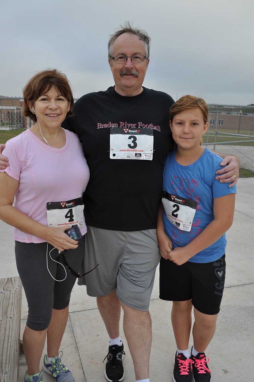 Joanne and Jim Chandler brought their granddaughter, Abby Baumgartner, 10.