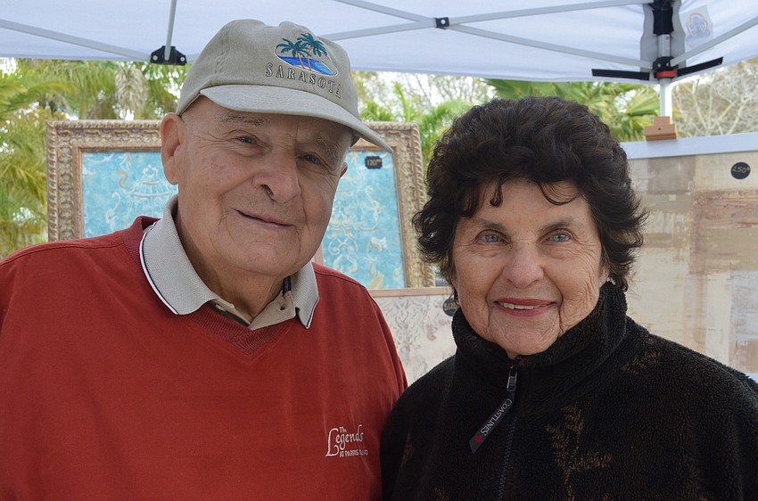 Helen and Walter Hartl visit from Oswego, IL.