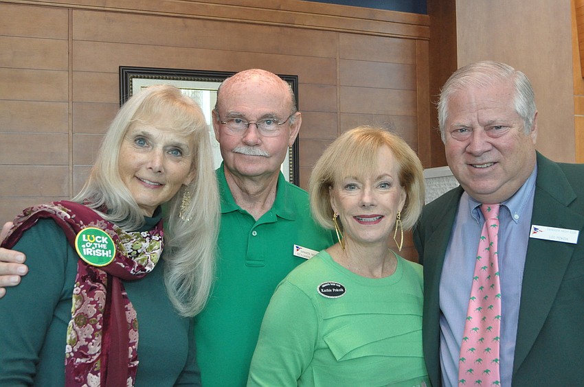 Dana Magee and Benjamin Cowley with Kathie and Lee Pokoik