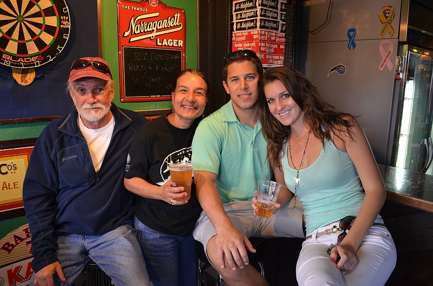 Bruce and Angela MacDonald with Kris Slimick and Rachel Rossi