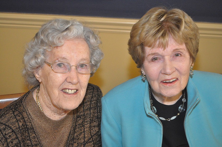 Marjorie Connor and Eileen Roberts