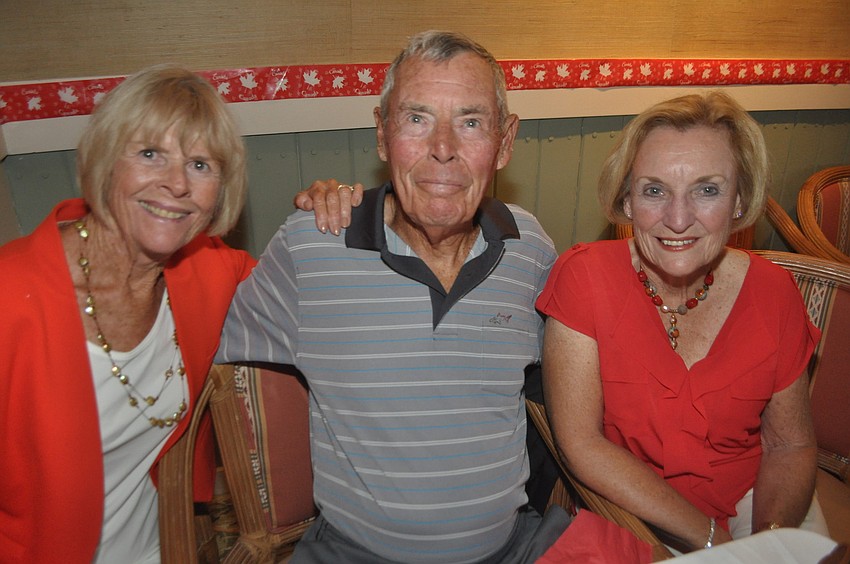 Arden and Bill Allen with Mary Bock