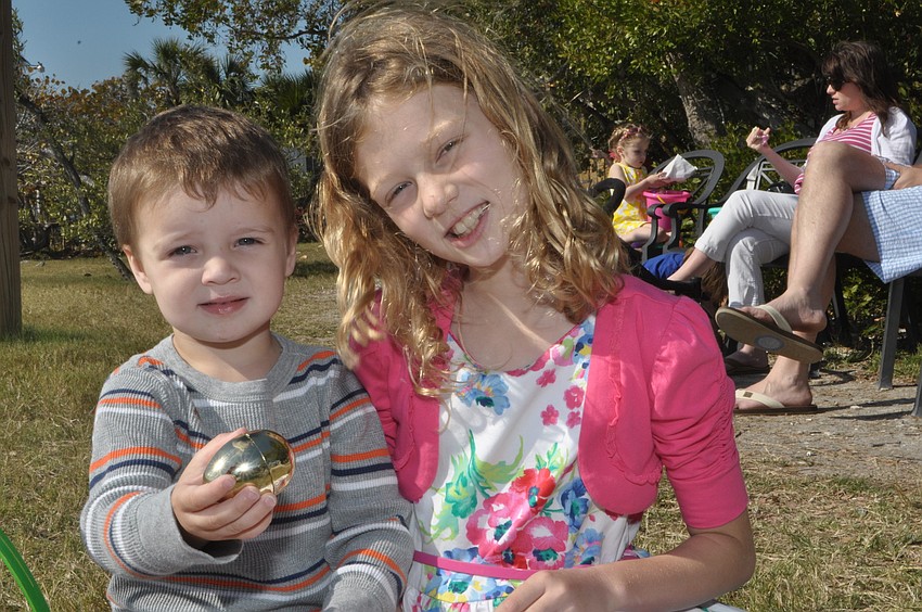 Dylan, 2, and Katie Lyssy, 8