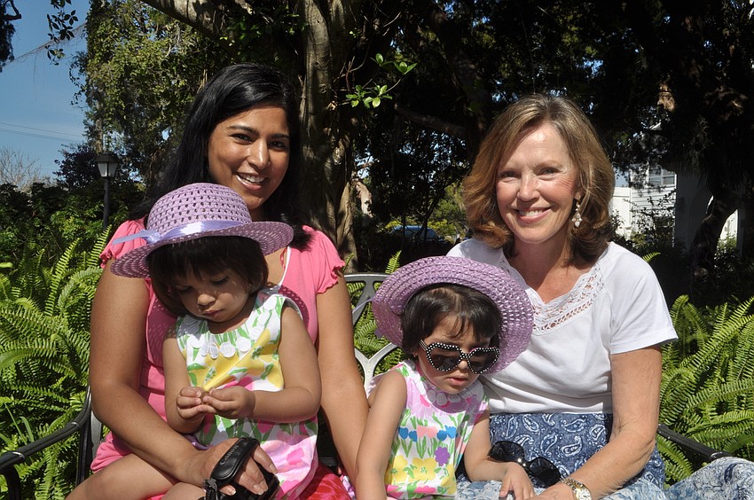Neena, Zora, 2, Leela, 4, and Alice Dzenitis