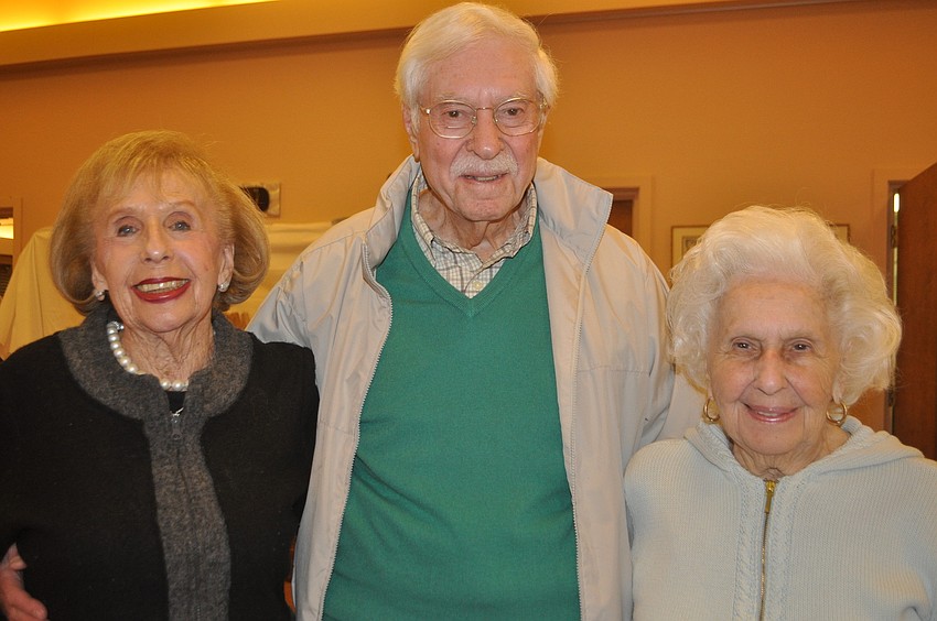 Marsha Ross with Sid and Evelyn Gersh