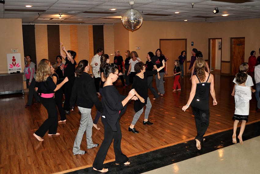 More than 50 people attended the One Billion Rising Valentineâ€™s Day dance at the Knights of Columbus.
