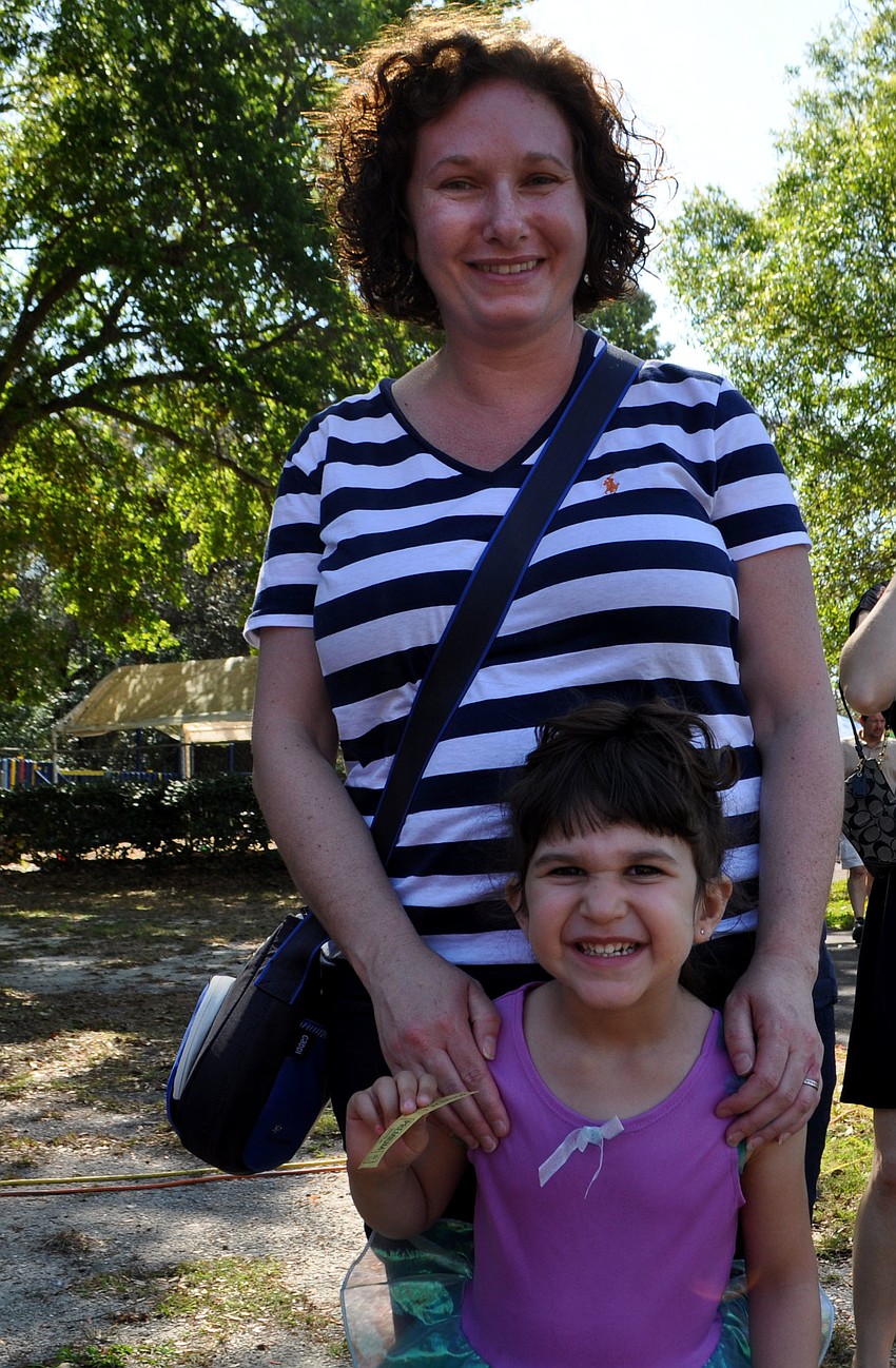 Deborah Uzun and her daughter, Adel.