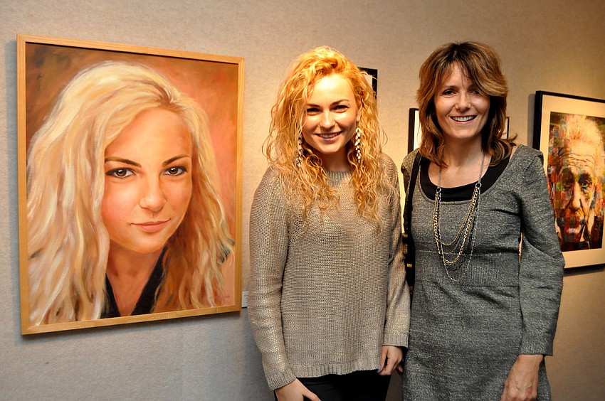 Mother Dirce Kennedyâ€™s daughter Belisa Marochi flew in from Denmark just for the opening of this show. Marochi is featured in the painting seen â€œSimply Originalâ€ in Gallery 4