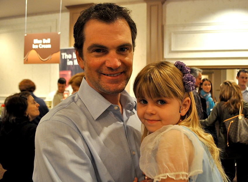 Mike Morgan and his daughter, Juliette
