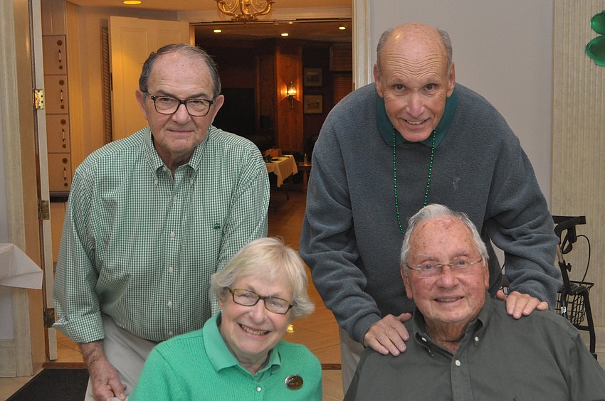 Carl and Weezie Davidson with Don Weinstein, back, and Ira Abrahamson