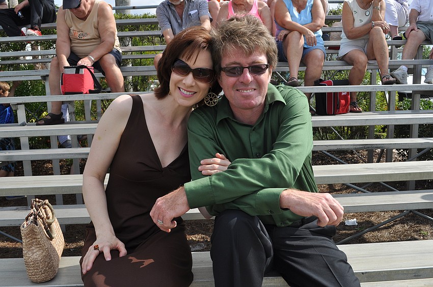 Rebecca and Jim Overdorf come to Polo Under the Palms every year.