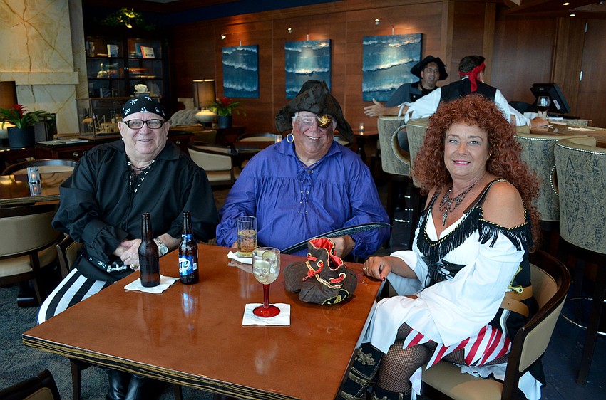 Butch Tyman with Richard and Paula Freeman