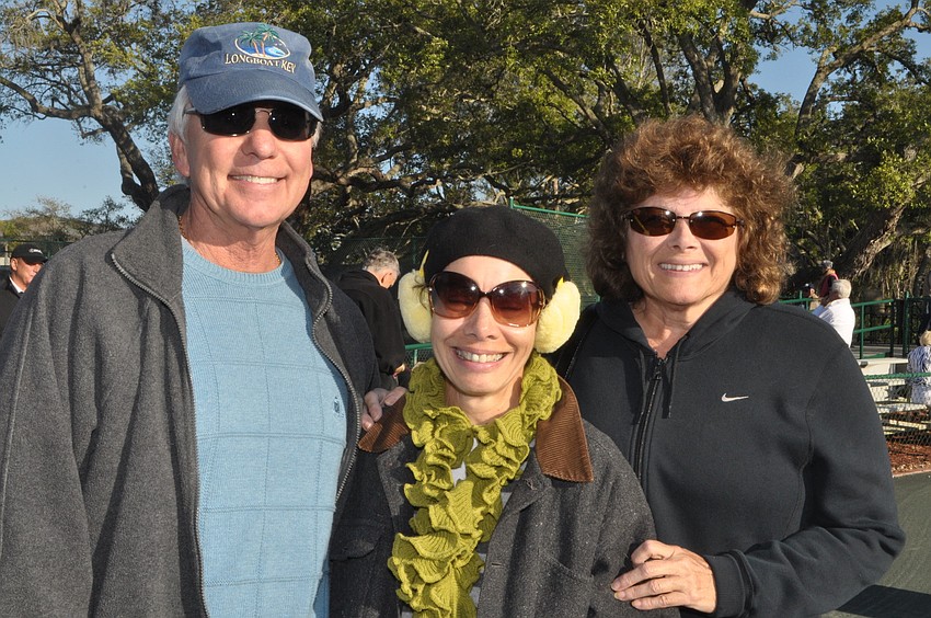 Stan and Janet Melowic with Fanny Younger, center