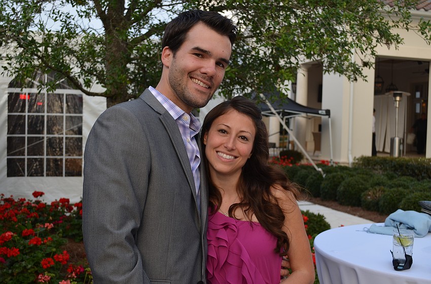 Justin Russell and Elisa Indell