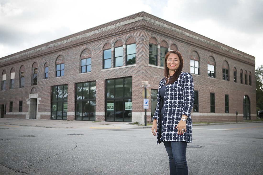 Chiara Zaniboni is the CEO of Zaniboni Lighting, which has poured some $800,000 into a complete renovation of its headquarters in an historic building in downtown Clearwater.