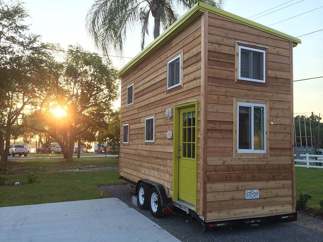 The most wish-listed Polk County Airbnb property is a tiny house, coming in at 7 by 18 feet.
